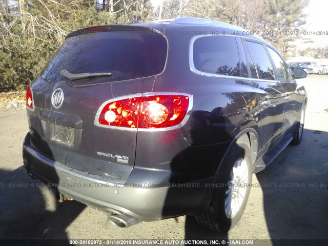 5GAEV23D29J152212 - 2009 BUICK ENCLAVE CXL BLACK photo 4