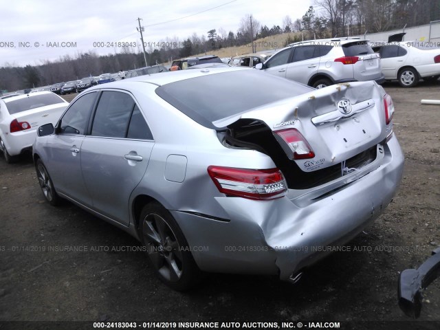 4T1BK3EK7AU109057 - 2010 TOYOTA CAMRY SE/LE/XLE 银色 照片 3