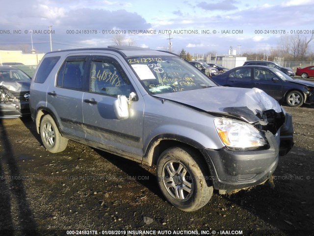 SHSRD78854U201584 - 2004 HONDA CR-V EX SILVER photo 1