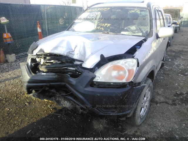 SHSRD78854U201584 - 2004 HONDA CR-V EX SILVER photo 6