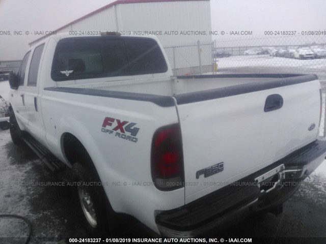 1FTSW31P64EC03343 - 2004 FORD F350 SRW SUPER DUTY WHITE photo 3