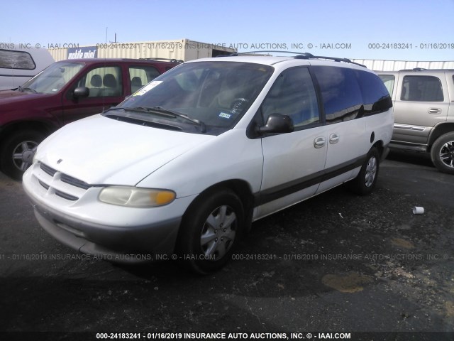 1B4GP44G6YB657147 - 2000 DODGE GRAND CARAVAN SE/SPORT WHITE photo 2