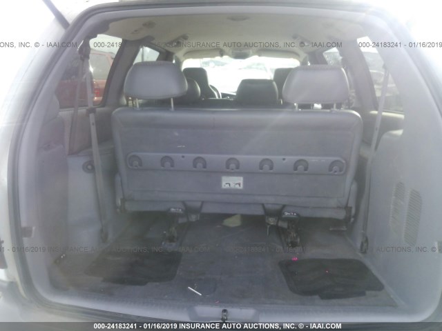 1B4GP44G6YB657147 - 2000 DODGE GRAND CARAVAN SE/SPORT WHITE photo 8