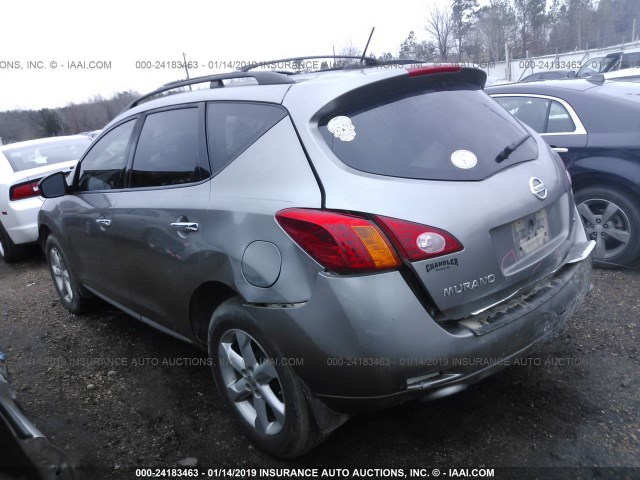 JN8AZ1MU8AW001154 - 2010 NISSAN MURANO S/SL/LE BROWN photo 3