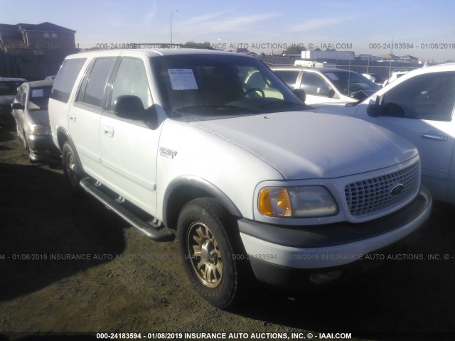1FMRU15L9YLA57436 - 2000 FORD EXPEDITION XLT WHITE photo 1