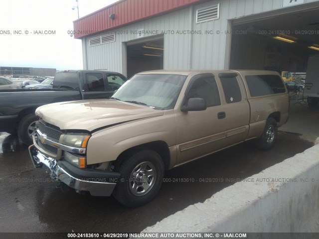 2GCEC19T341164806 - 2004 CHEVROLET SILVERADO C1500 GOLD photo 2