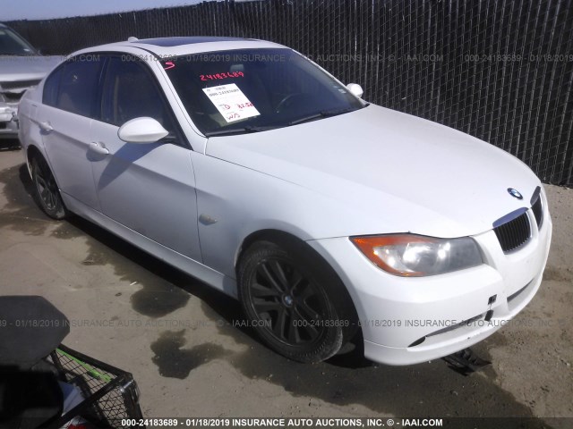 WBAVB17586NK34841 - 2006 BMW 325 I AUTOMATIC WHITE photo 1