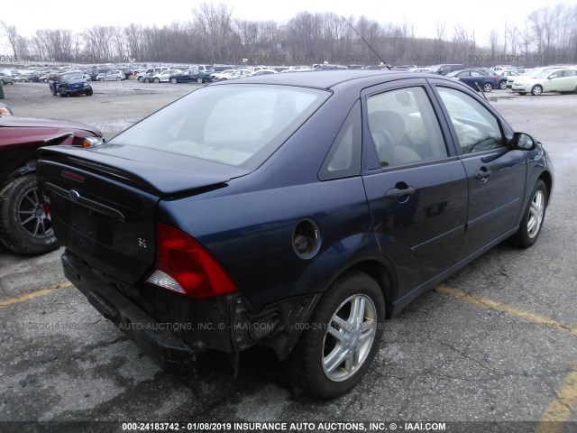 1FAFP34351W163520 - 2001 FORD FOCUS SE/SE SPORT Navy photo 4