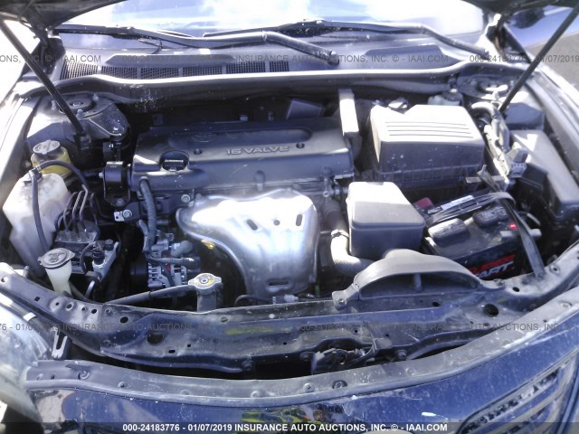 4T4BE46K18R028633 - 2008 TOYOTA CAMRY CE/LE/XLE/SE BLACK photo 10