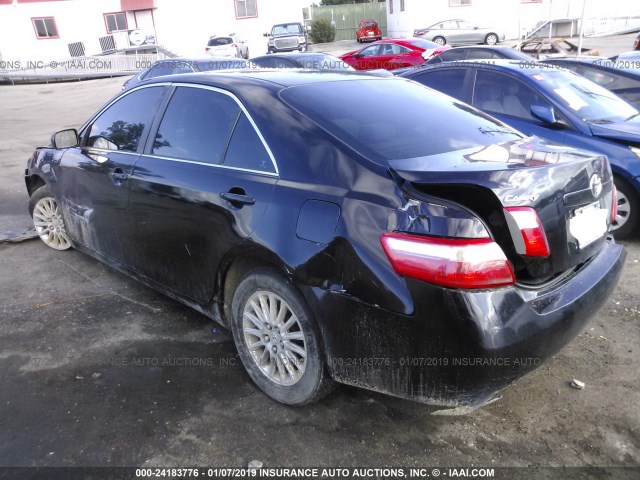 4T4BE46K18R028633 - 2008 TOYOTA CAMRY CE/LE/XLE/SE BLACK photo 3