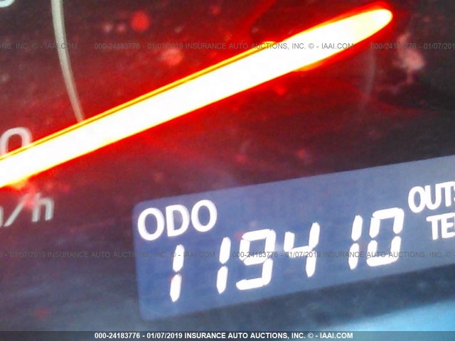 4T4BE46K18R028633 - 2008 TOYOTA CAMRY CE/LE/XLE/SE BLACK photo 7