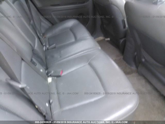 KM8SC73D02U291517 - 2002 HYUNDAI SANTA FE GLS/LX SILVER photo 8