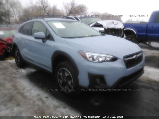 JF2GTAECXKH218127 - 2019 SUBARU CROSSTREK PREMIUM GRAY photo 1