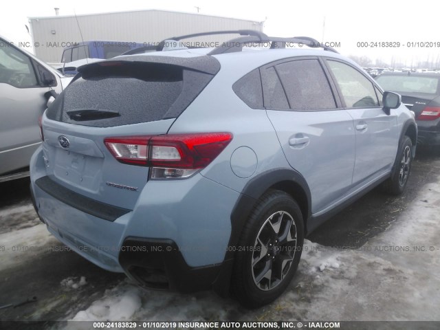 JF2GTAECXKH218127 - 2019 SUBARU CROSSTREK PREMIUM GRAY photo 4