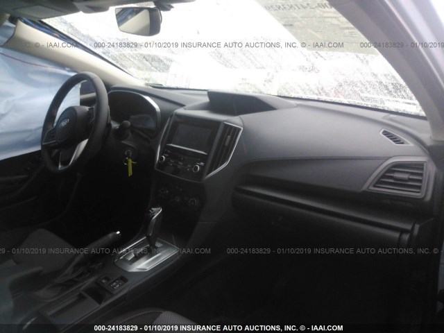 JF2GTAECXKH218127 - 2019 SUBARU CROSSTREK PREMIUM GRAY photo 5