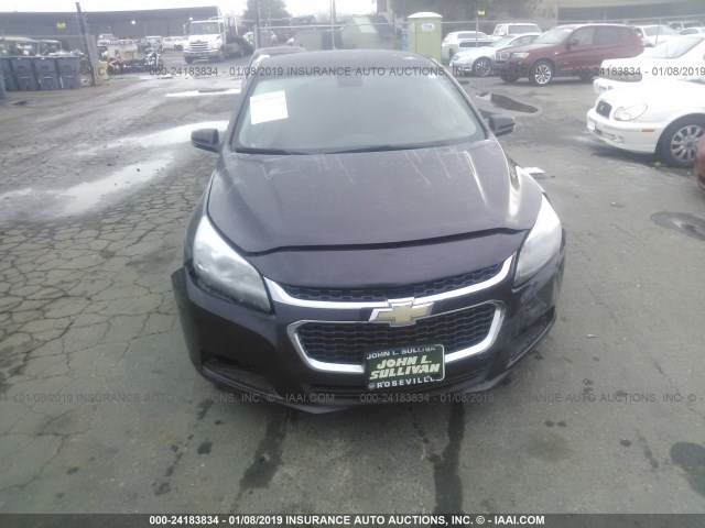 1G11C5SL5FF332322 - 2015 CHEVROLET MALIBU 1LT BURGUNDY photo 6
