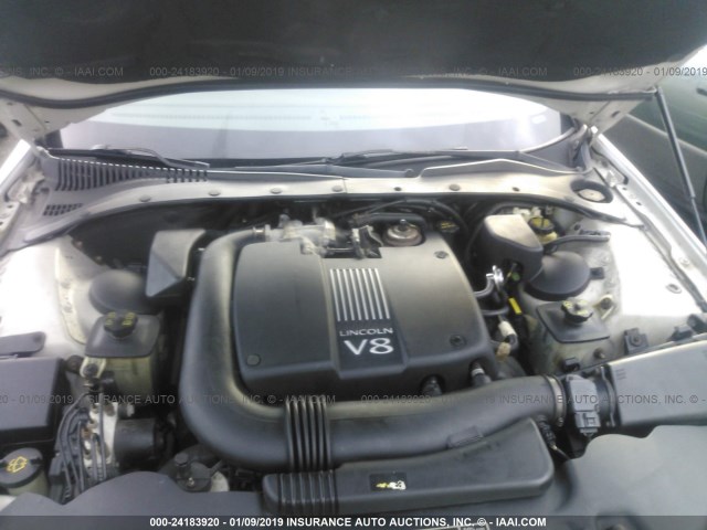 1LNHM87A42Y602436 - 2002 LINCOLN LS SILVER photo 10