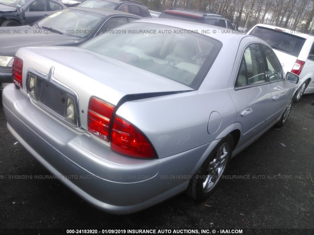 1LNHM87A42Y602436 - 2002 LINCOLN LS SILVER photo 4