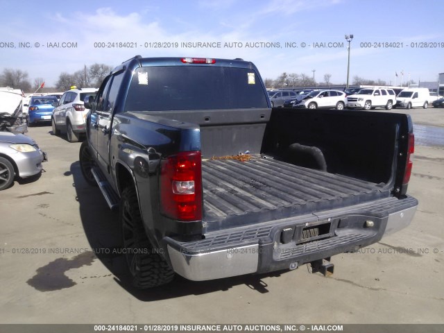 3GCEC130X8G132737 - 2008 CHEVROLET SILVERADO C1500 BLUE photo 3