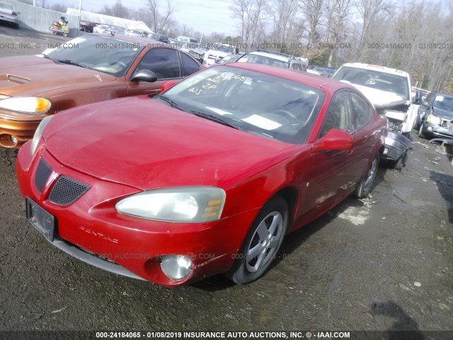 2G2WP552X71224554 - 2007 PONTIAC GRAND PRIX წითელი ფოტო 2