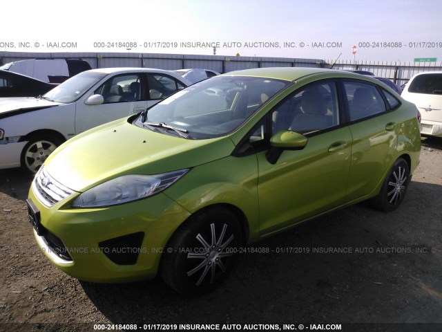 3FADP4BJ3BM240899 - 2011 FORD FIESTA SE GREEN photo 2