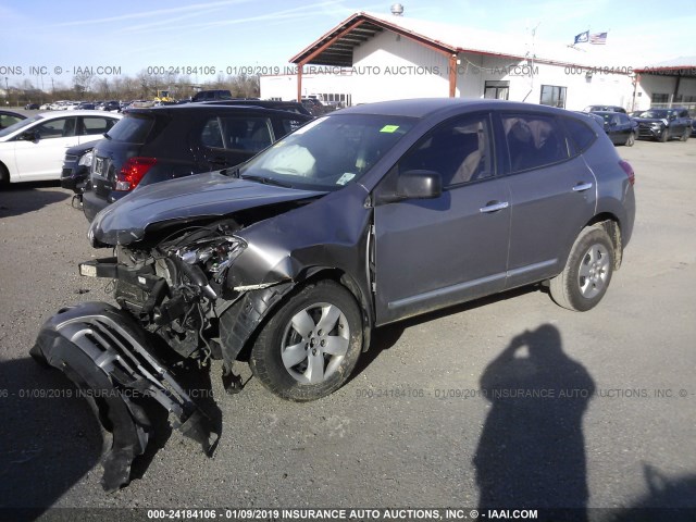 JN8AS5MT7BW576043 - 2011 NISSAN ROGUE S/SV/KROM GRAY photo 2