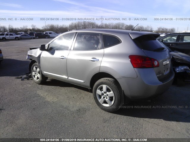 JN8AS5MT7BW576043 - 2011 NISSAN ROGUE S/SV/KROM GRAY photo 3