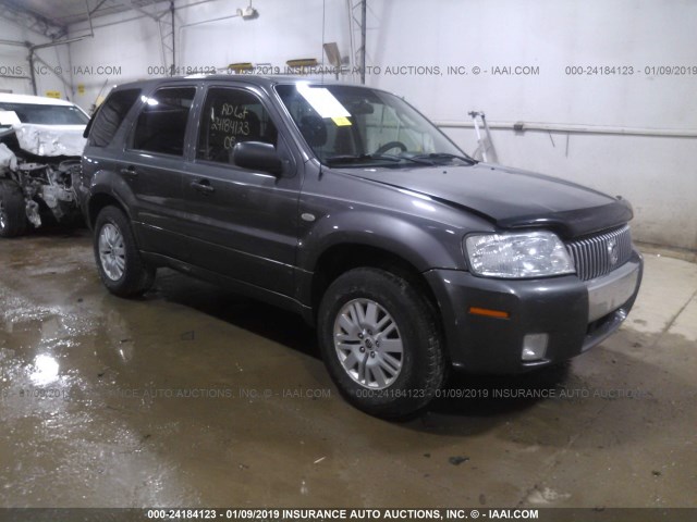 4M2CU57185DJ28476 - 2005 MERCURY MARINER GRAY photo 1