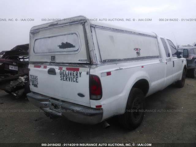 1FTSX30S43EA32903 - 2003 FORD F350 SRW SUPER DUTY WHITE photo 4