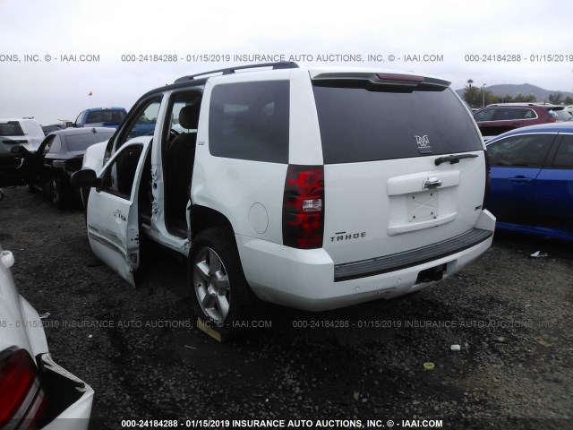 1GNFC130X8J152500 - 2008 CHEVROLET TAHOE C1500 WHITE photo 3