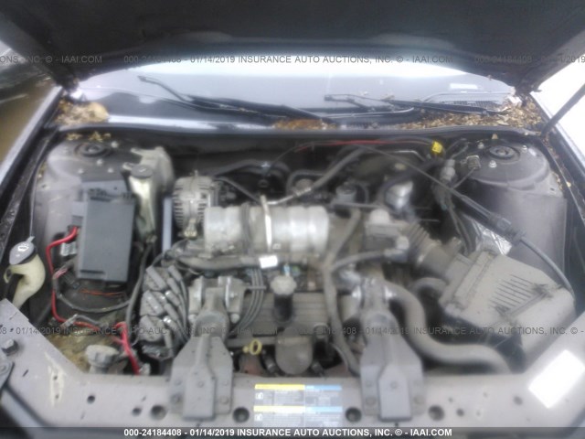 2G2WP552081121306 - 2008 PONTIAC GRAND PRIX BLACK photo 10