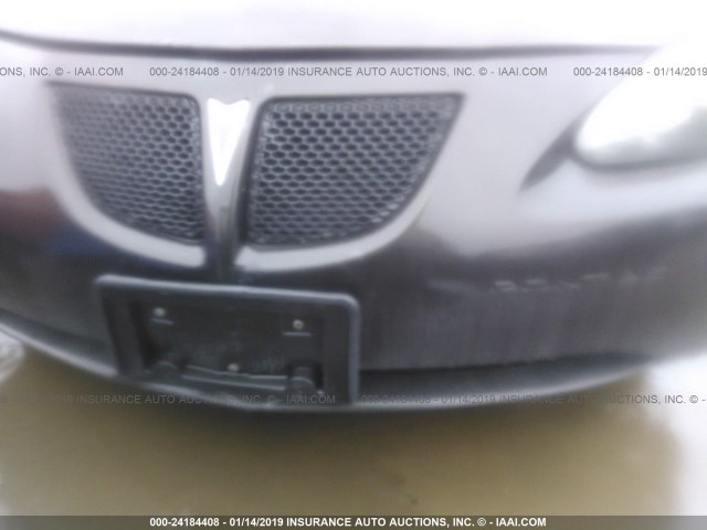 2G2WP552081121306 - 2008 PONTIAC GRAND PRIX BLACK photo 6
