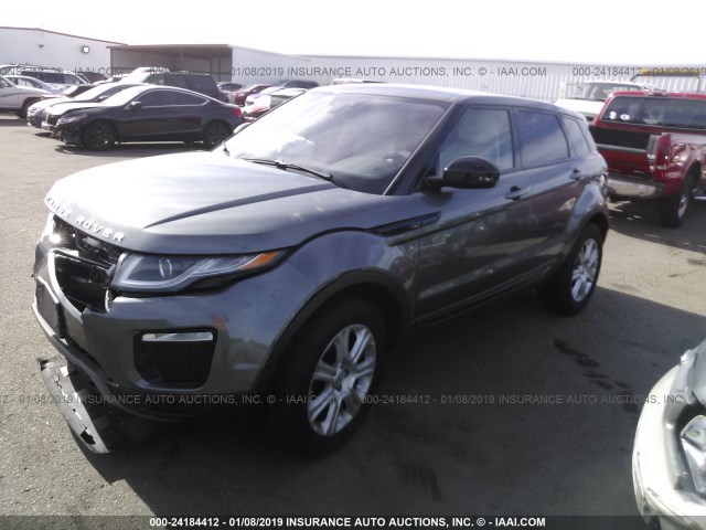 SALVP2BG6GH089598 - 2016 LAND ROVER RANGE ROVER EVOQUE SE GRAY photo 2