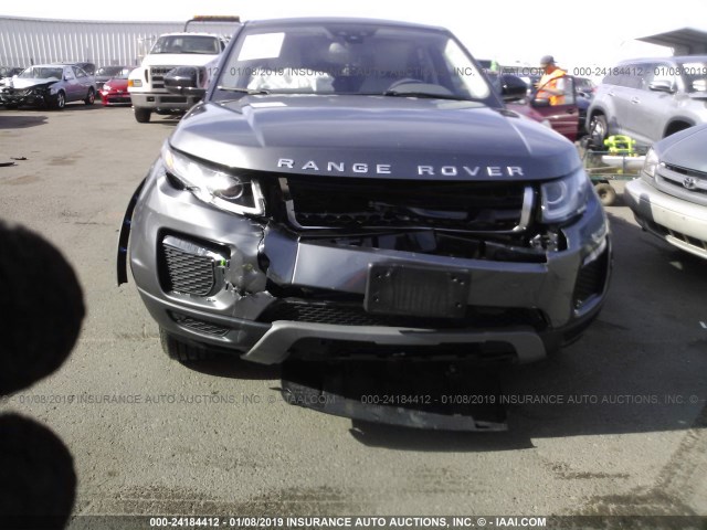 SALVP2BG6GH089598 - 2016 LAND ROVER RANGE ROVER EVOQUE SE GRAY photo 6