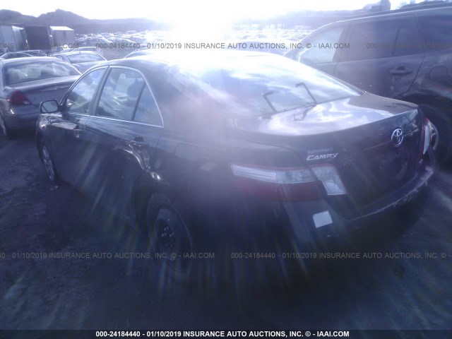 4T1BB46K97U003156 - 2007 TOYOTA CAMRY NEW GENERAT HYBRID BLACK photo 3