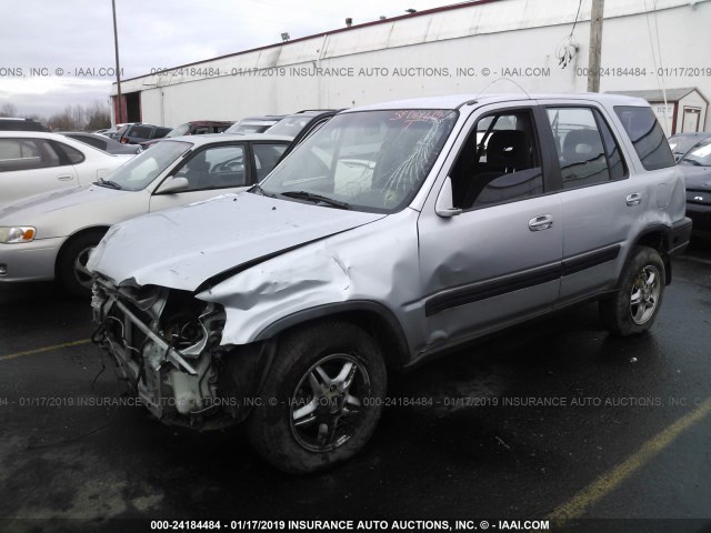 JHLRD1863YC011307 - 2000 HONDA CR-V EX SILVER photo 2