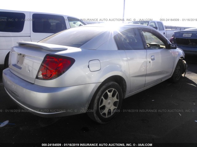 1G8AN12FX5Z102254 - 2005 SATURN ION LEVEL 2 SILVER photo 4