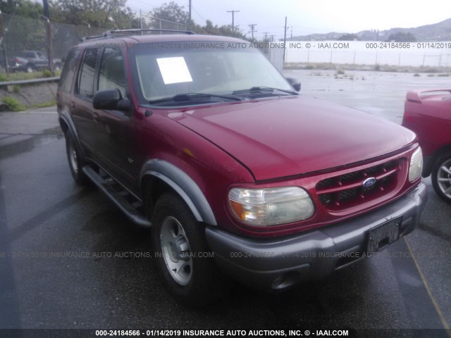 1FMDU73E21ZA15243 - 2001 FORD EXPLORER XLT RED photo 1