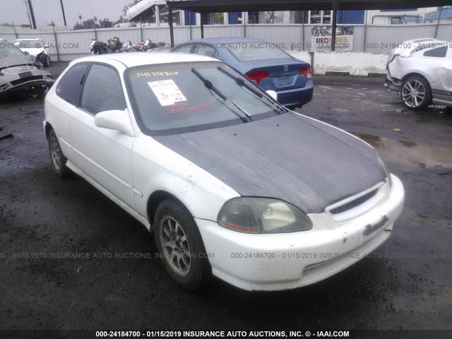 2HGEJ6346TH110749 - 1996 HONDA CIVIC DX WHITE photo 1