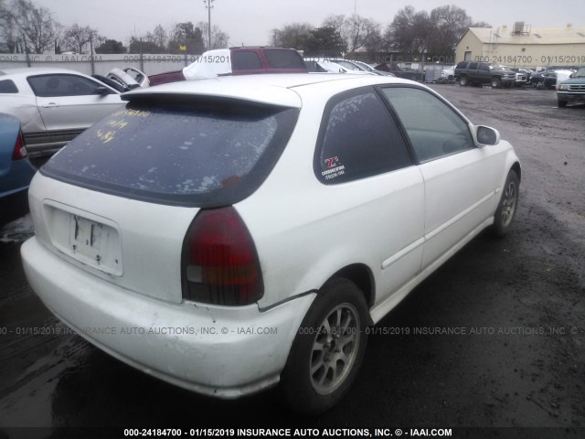 2HGEJ6346TH110749 - 1996 HONDA CIVIC DX WHITE photo 4