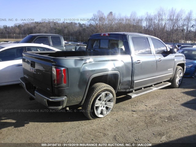 3GTU2NEC2HG447447 - 2017 GMC SIERRA K1500 SLT GRAY photo 4