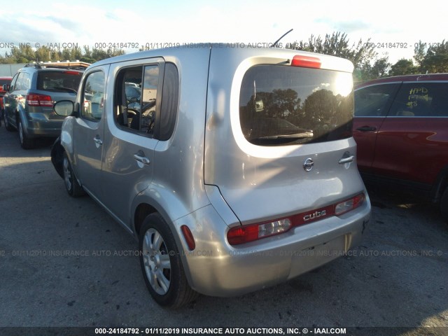 JN8AZ2KR4AT151039 - 2010 NISSAN CUBE S/SL/KROM SILVER photo 3