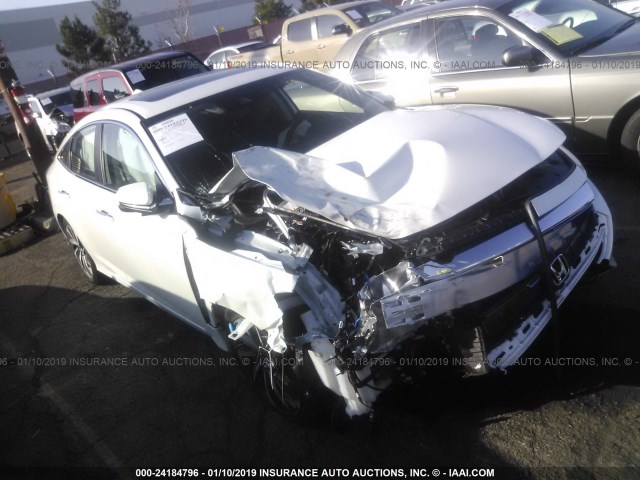 19XZE4F9XKE000572 - 2019 HONDA INSIGHT TOURING WHITE photo 1