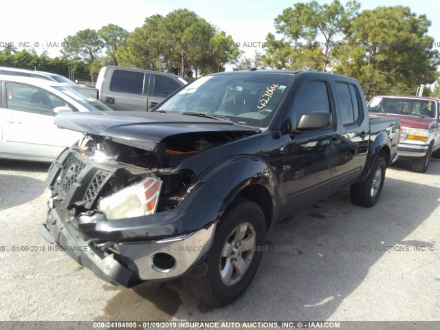 1N6AD0ER2BC427064 - 2011 NISSAN FRONTIER S/SV/SL/PRO-4X BLACK photo 2