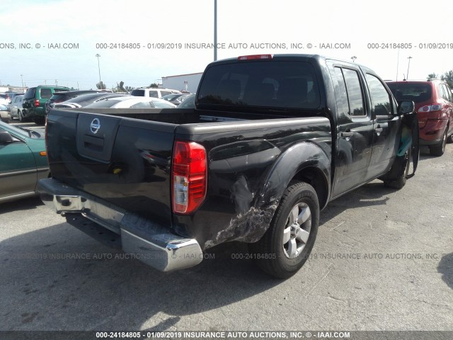 1N6AD0ER2BC427064 - 2011 NISSAN FRONTIER S/SV/SL/PRO-4X BLACK photo 4