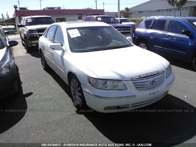 KMHFC46F96A044145 - 2006 HYUNDAI AZERA SE/LIMITED WHITE photo 1