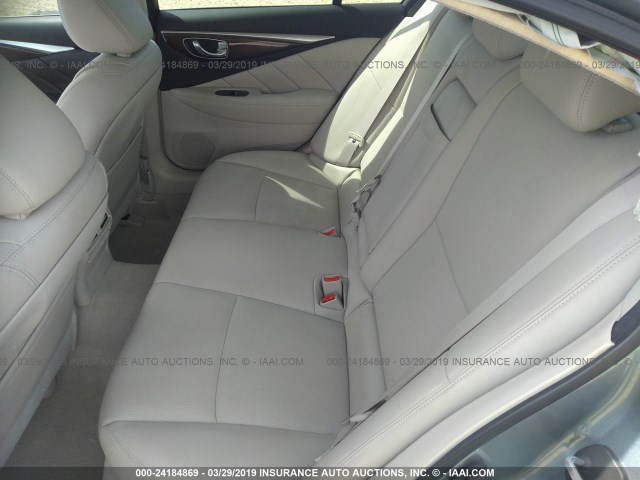 JN1BV7AR8FM391905 - 2015 INFINITI Q50 PREMIUM/SPORT GRAY photo 8