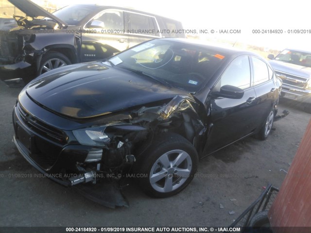 1C3CDFBB8GD717479 - 2016 DODGE DART SXT BLACK photo 2