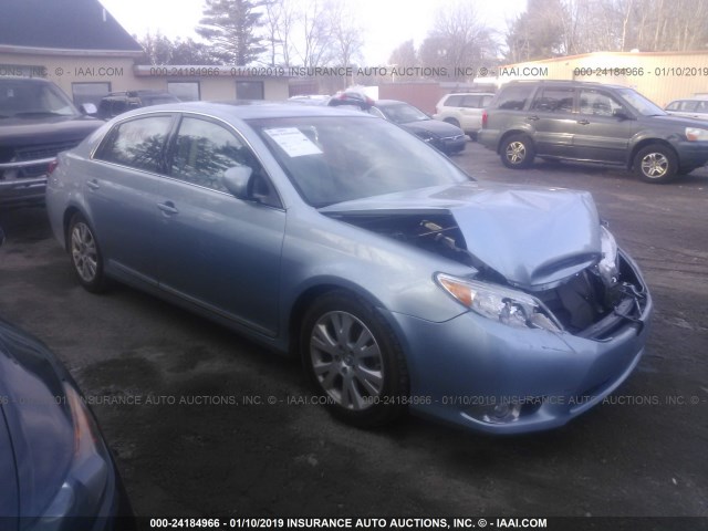 4T1BK3DB3BU380636 - 2011 TOYOTA AVALON LIMITED Light Blue photo 1