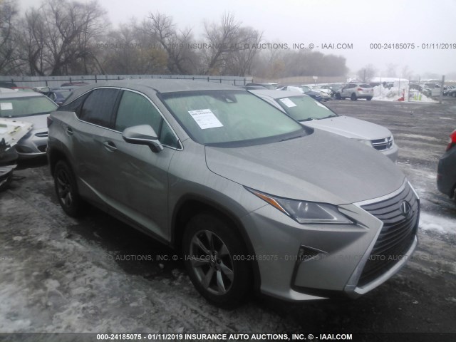 2T2BZMCA2HC073037 - 2017 LEXUS RX 350/BASE/F SPORT GRAY photo 1